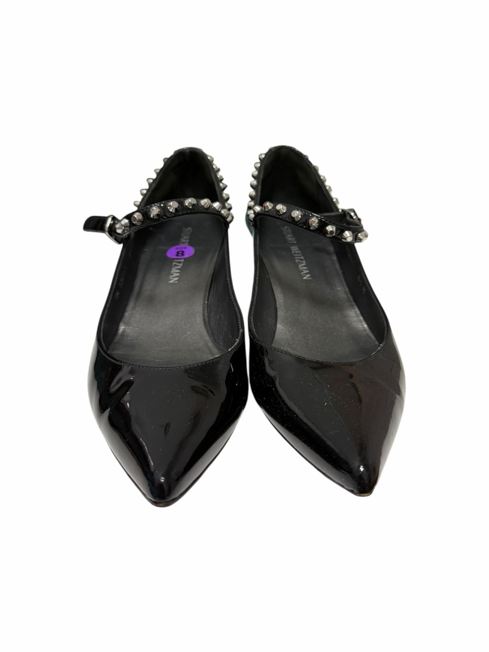 Stuart Weitzman Solid Black Patent Leather Pumps